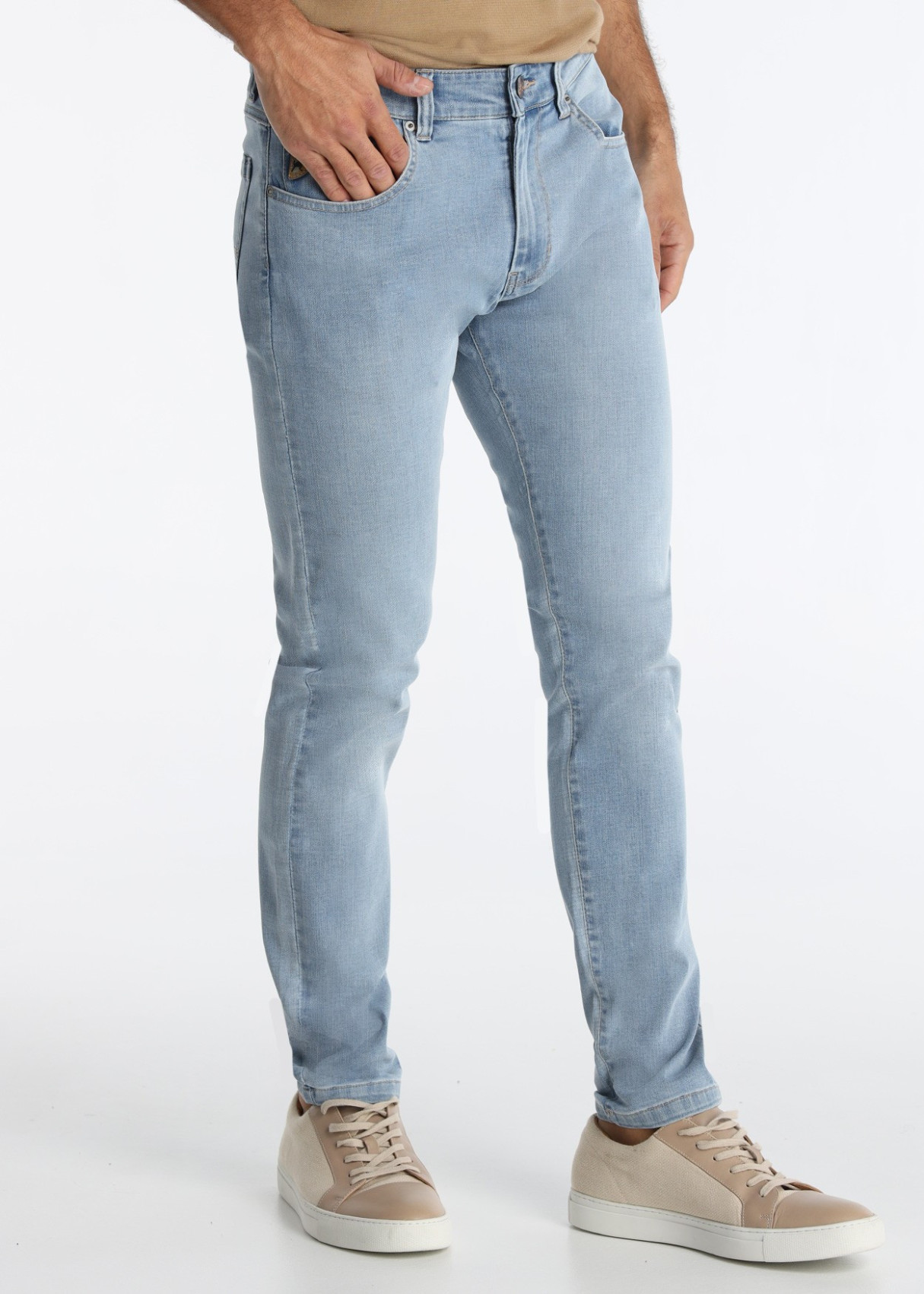 Vaqueros Skinny ajustado tencel Azul