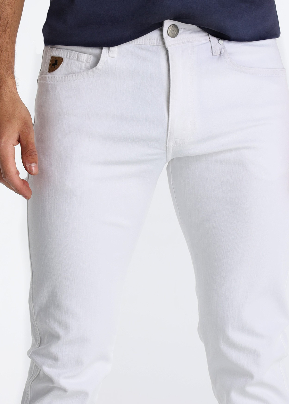 Vaqueros Straight Soft Touch Blanco