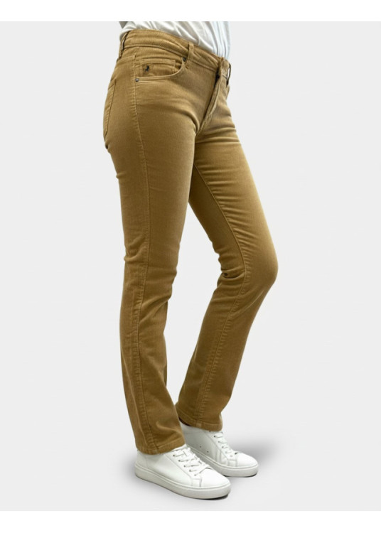 Pantalón straight marrón