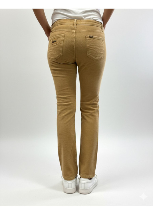 Pantalón straight marrón