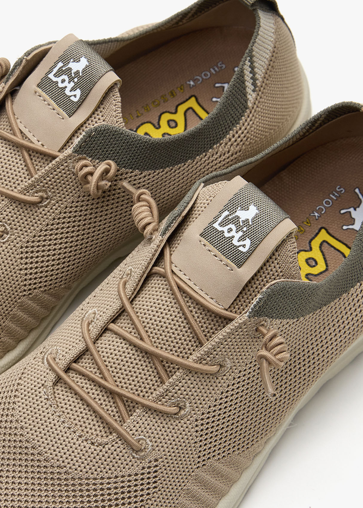 Sneakers Tiempo Libre  Cordones Elásticos marrón