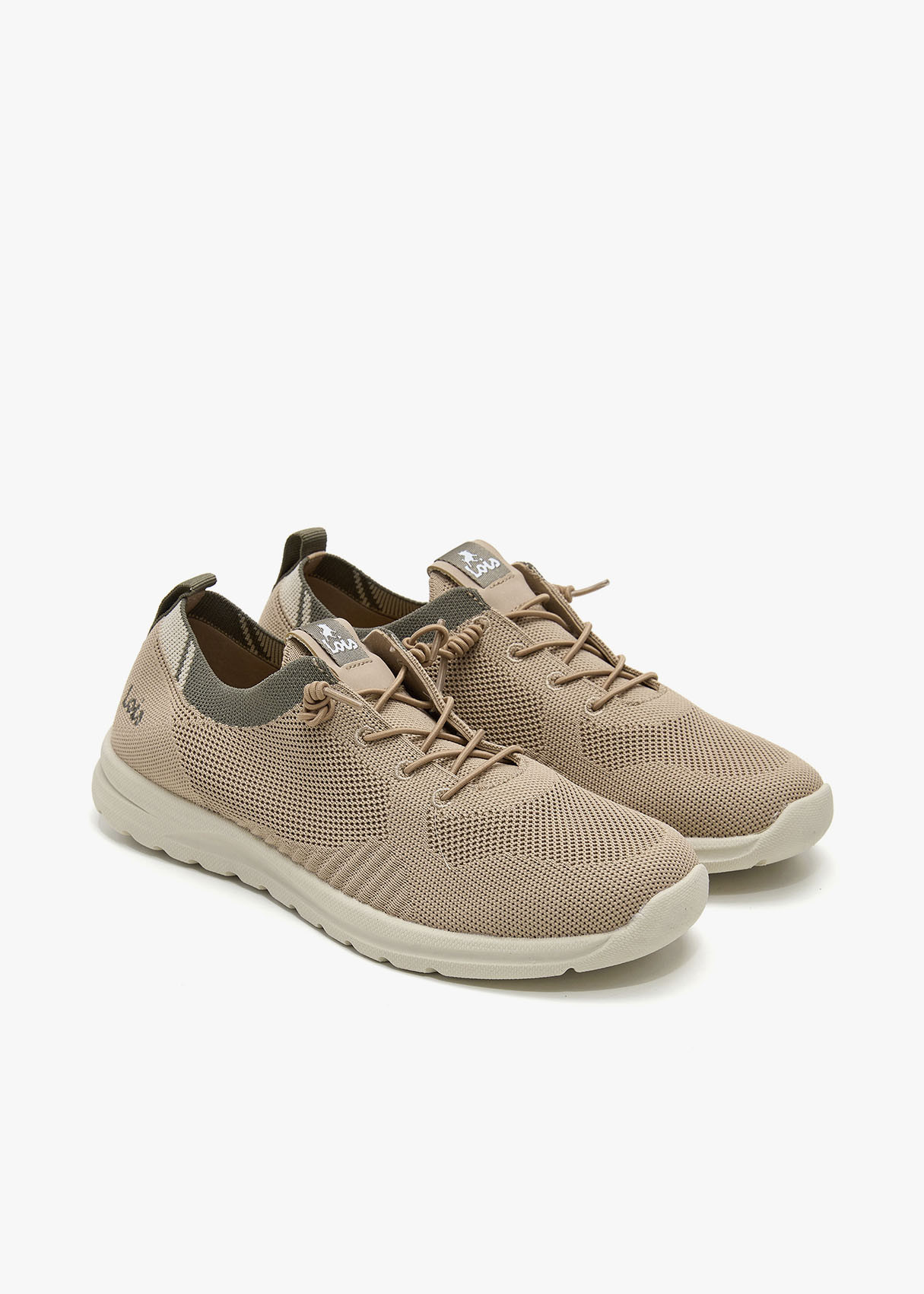 Sneakers Tiempo Libre  Cordones Elásticos marrón