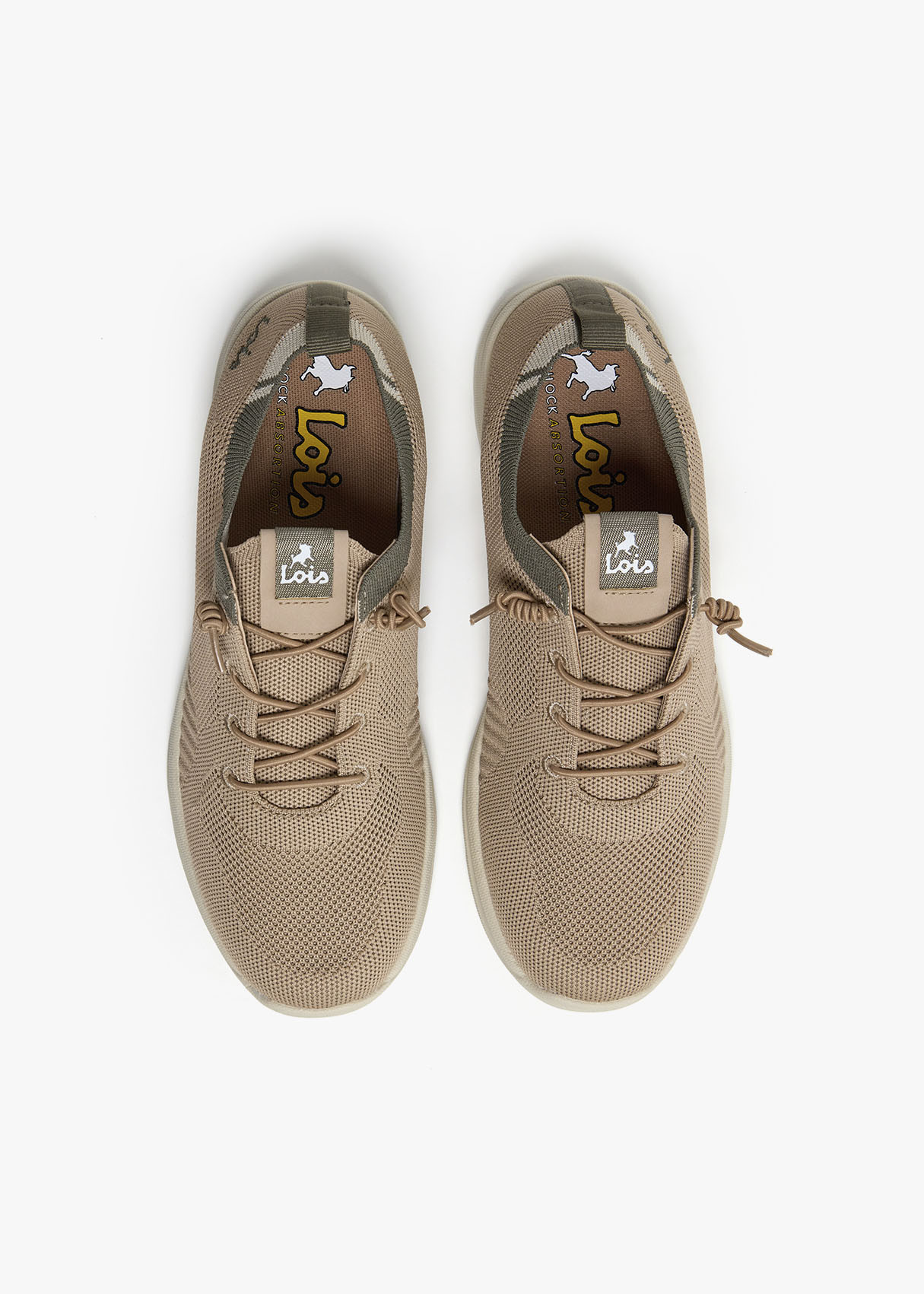 Sneakers Tiempo Libre  Cordones Elásticos marrón