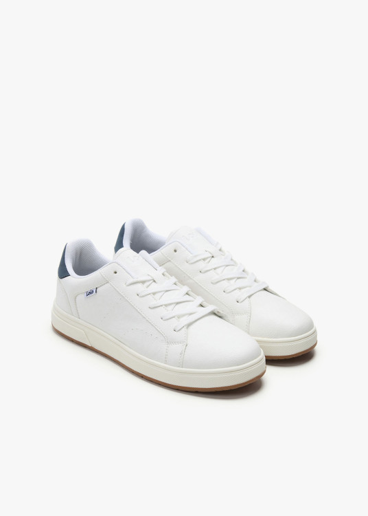 Bambas Básicas Tenis cordones blanca