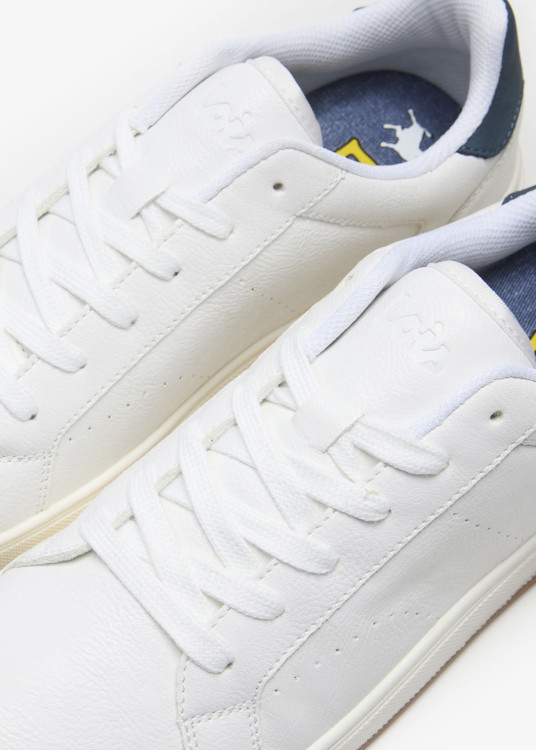 Bambas Básicas Tenis cordones blanca