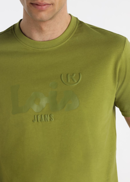 Camiseta Básica De Algodón Premium En Color Verde