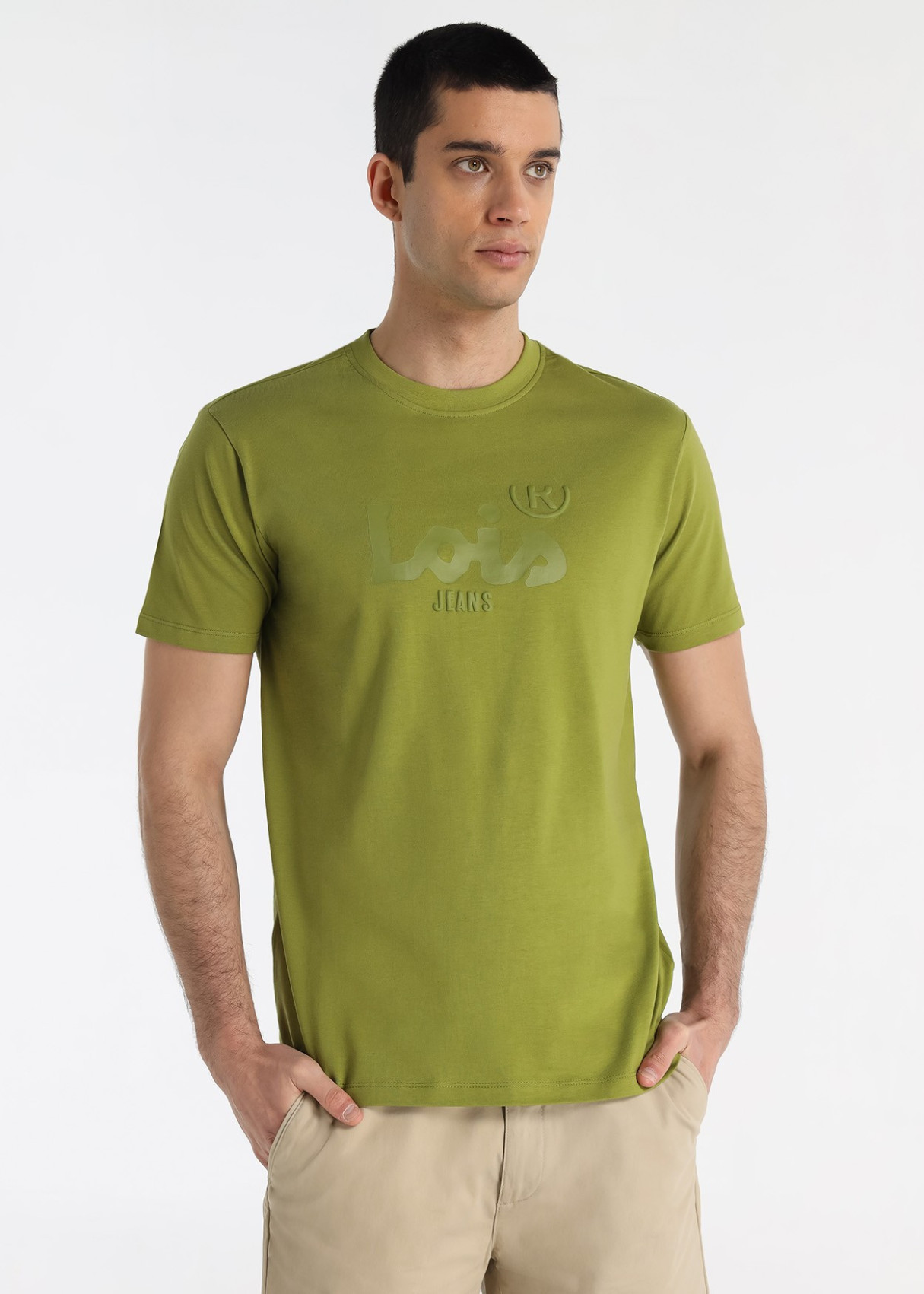 Camiseta Básica Algodón Premium Color Verde