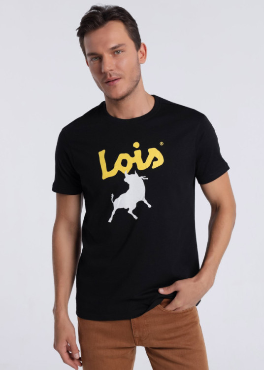 Camiseta manga corta Básica Jeans&jackets negra
