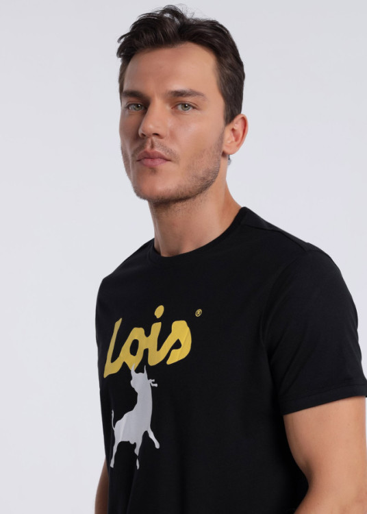 Camiseta manga corta Básica Jeans&jackets negra