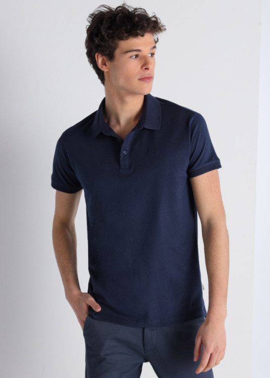 Polo Manga Corta básico azul marino