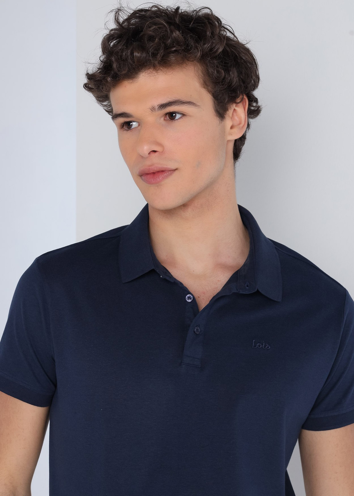 Polo Manga Corta básico azul marino