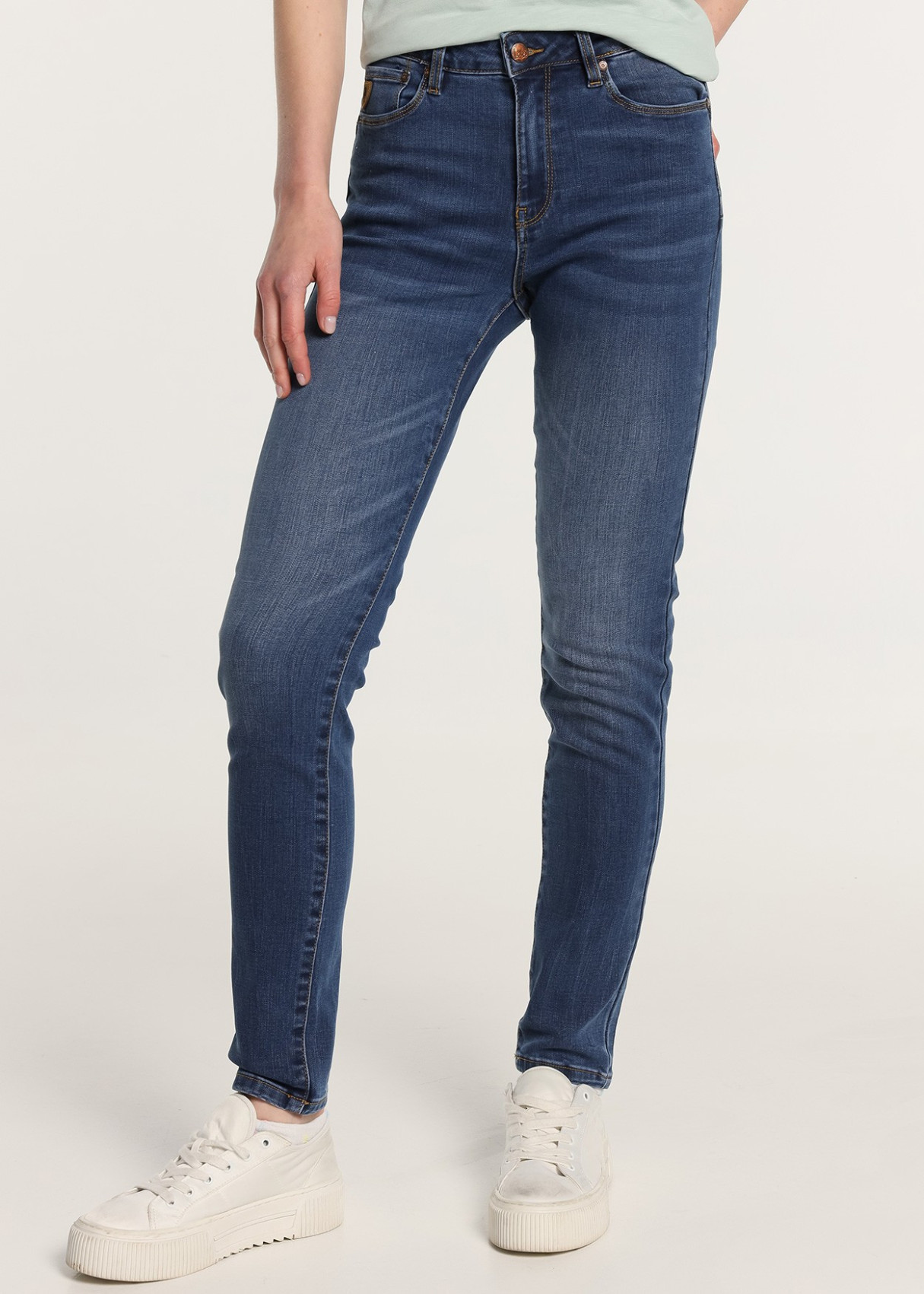 Jeans Push Up Skinny Cintura Baja PUSHY-YAELA