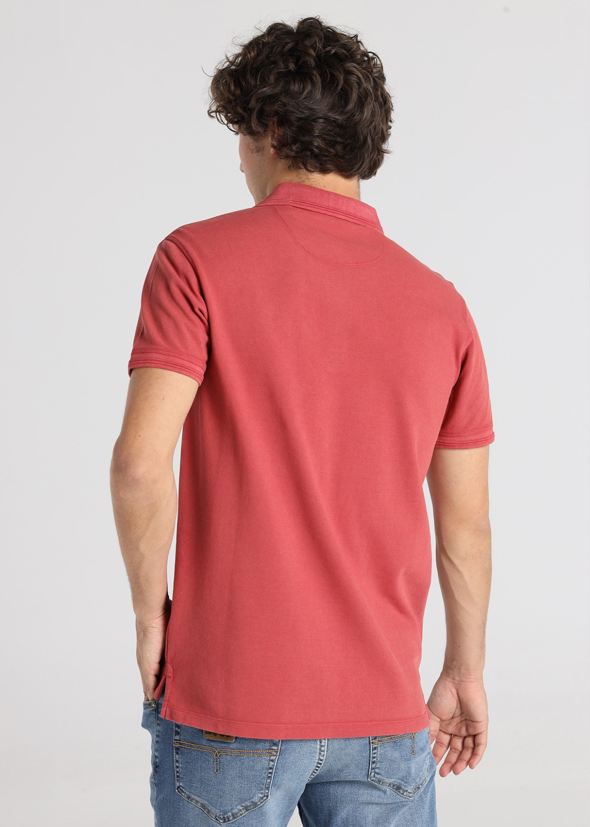 Polo Básico Manga Corta Logo FILIP GREY