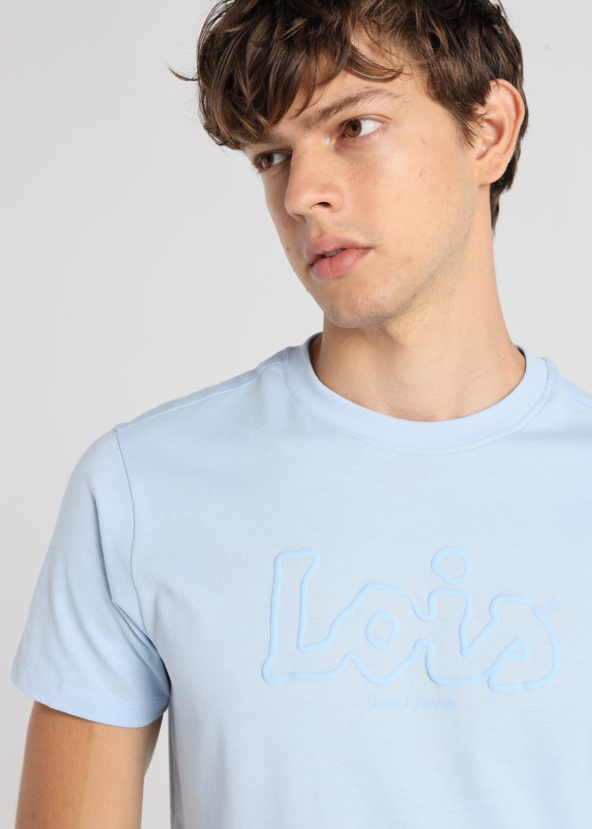 Camiseta manga corta Básica Estampado Logo Con Relieve ALEXIS SAJA