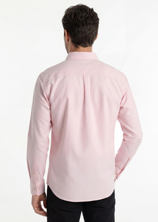 Camisa Básica Manga Larga algodón SURINAME RODADERO rosa