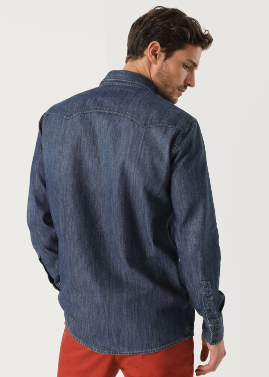 Camisa Tejana azul
