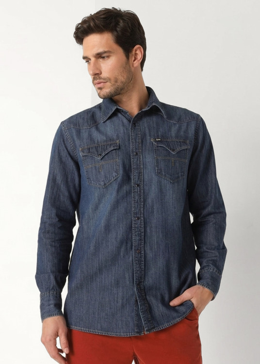 Camisa Tejana azul