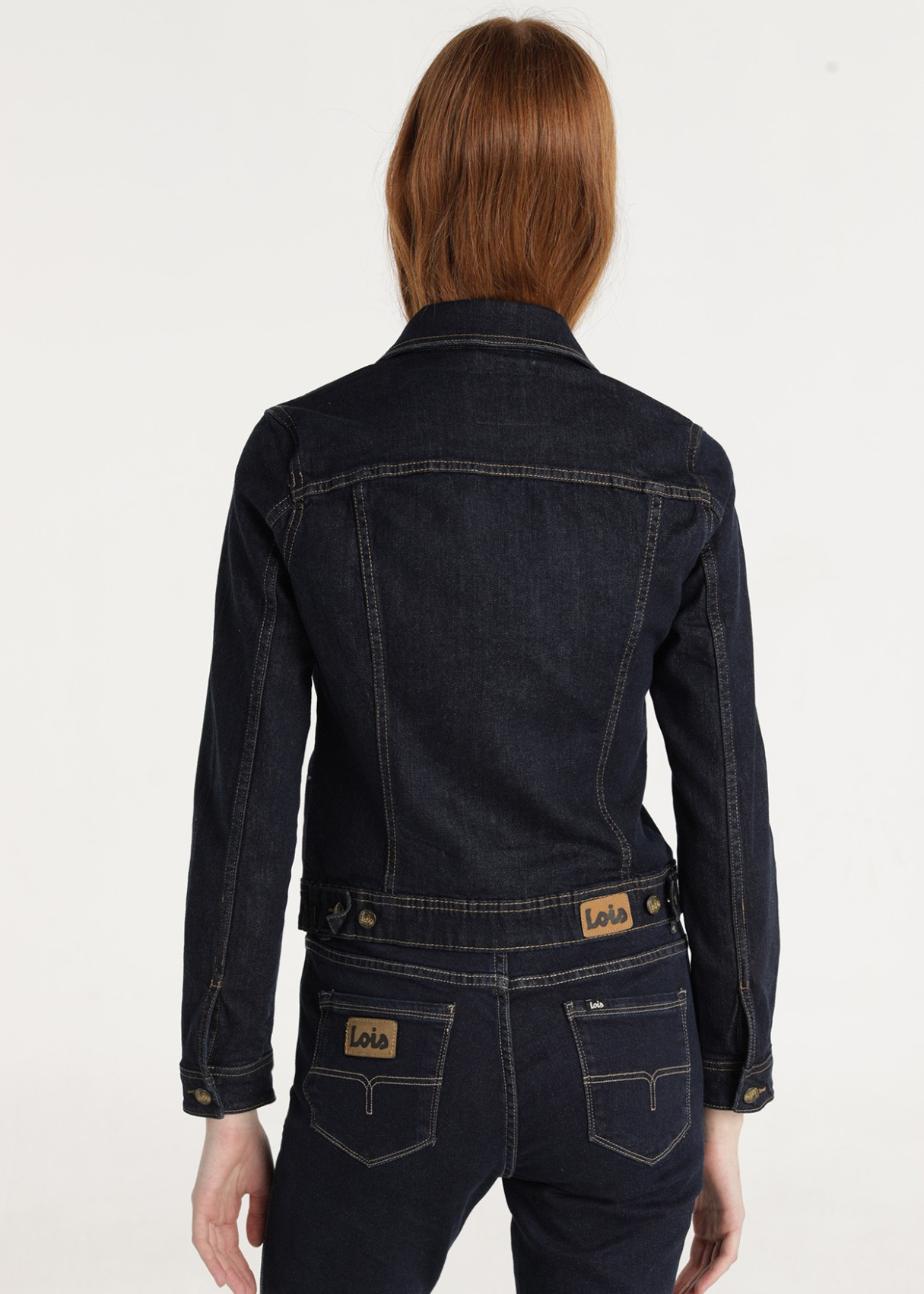 Cazadora Denim Bleach azul oscuro