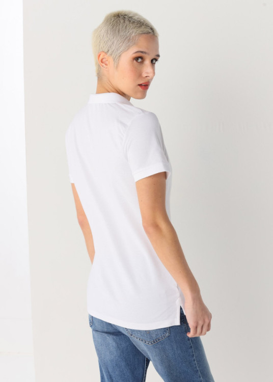 Polo Manga Corta blanco