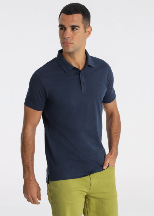 Polo Manga Corta básico azul marino