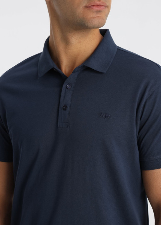 Polo Manga Corta básico azul marino