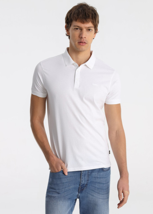 Polo Manga Corta básico blanco