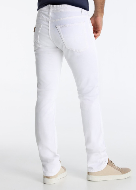 Jeans Straight Soft Touch Blanco