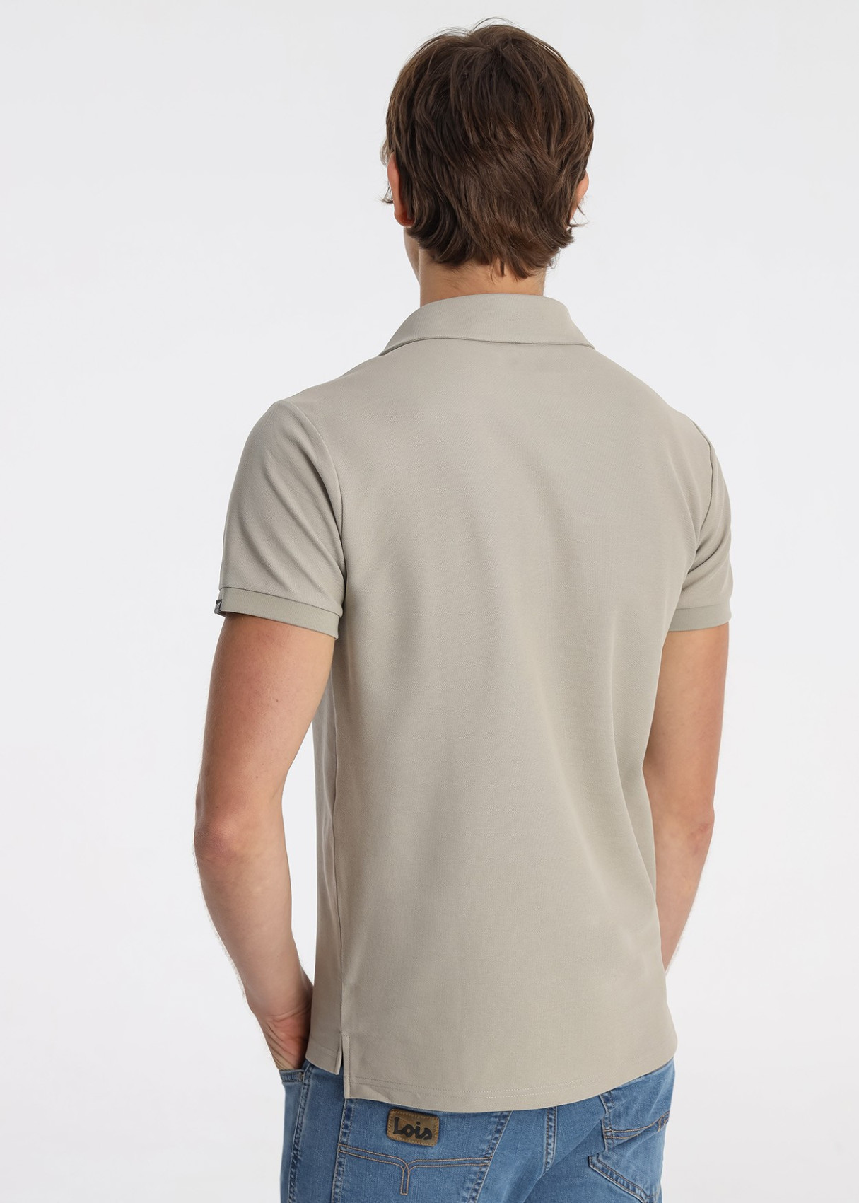 Polo Algodón Mercerizado Bordado Pecho Verde