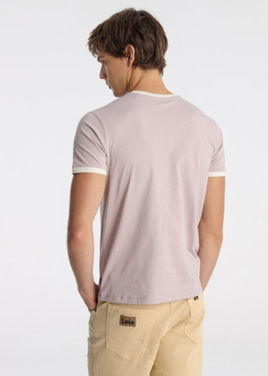 Camiseta Logotipo Tipográfico Color Rosa