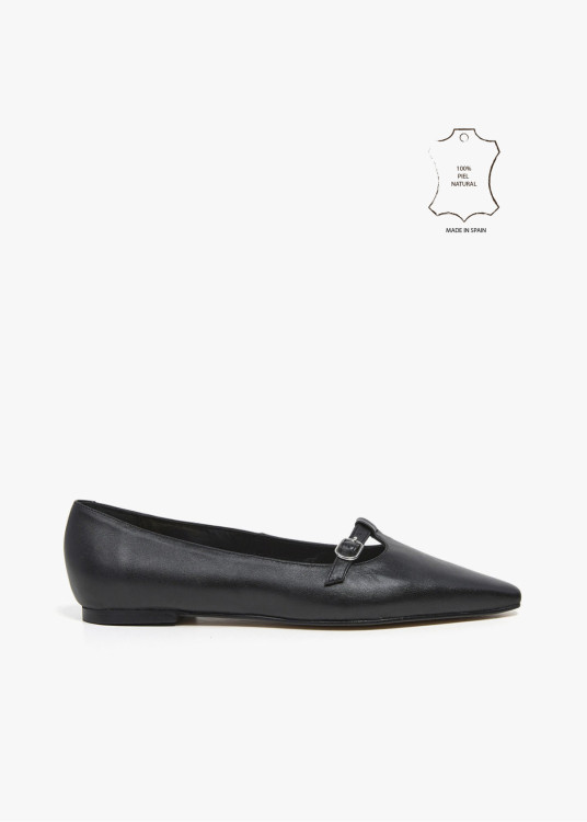 Bailarinas Planas De Piel negra