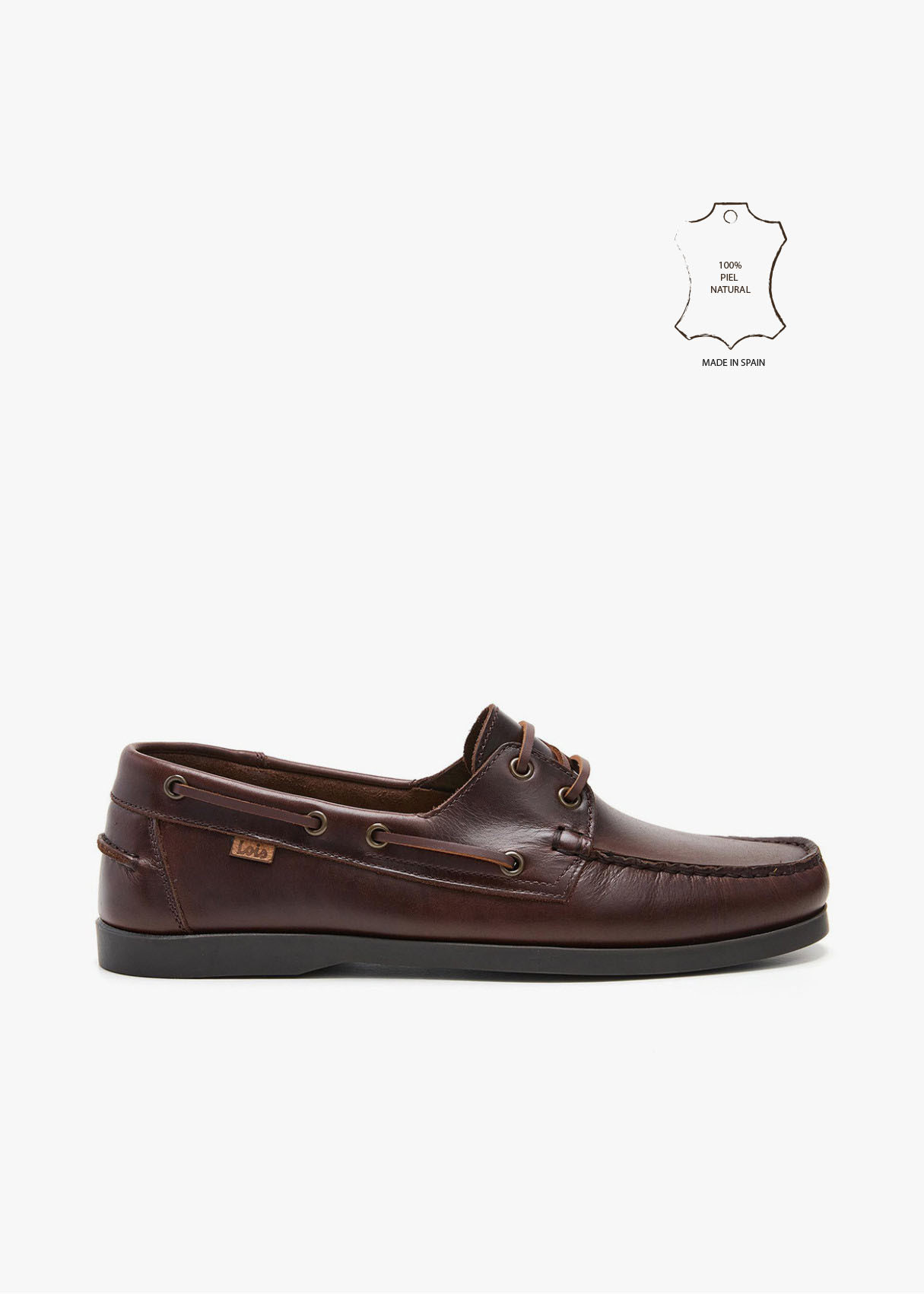 Náuticos piel vuelta marron