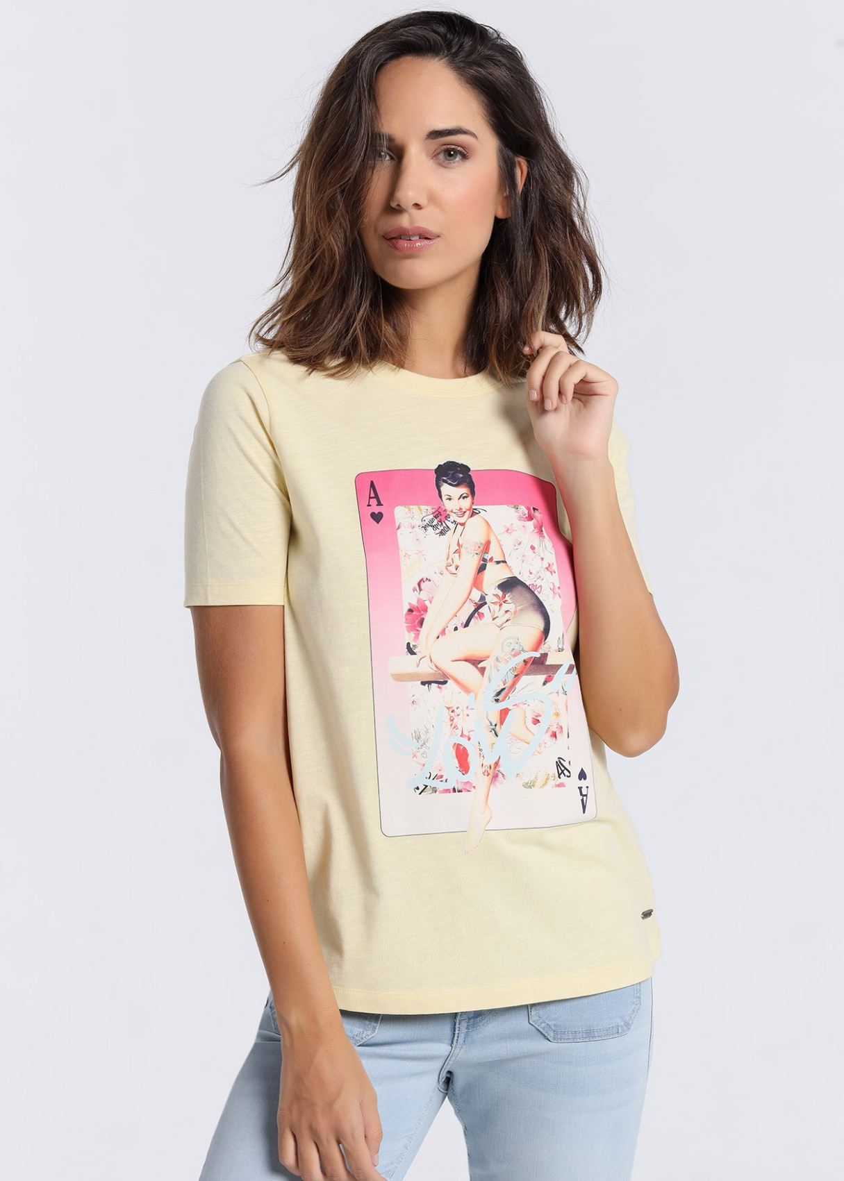 Camiseta De Manga Corta Paper Print