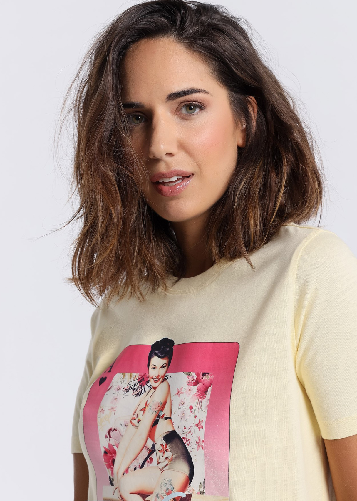 Camiseta De Manga Corta Paper Print