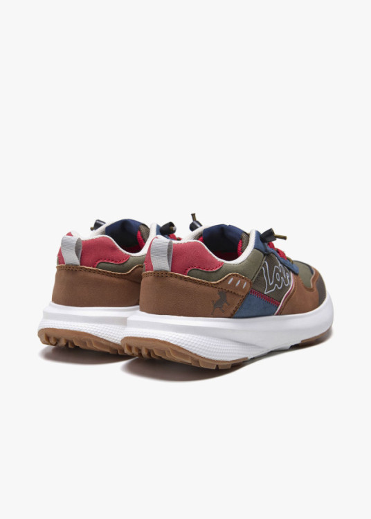 Sneaker Casual Running combi color marrón