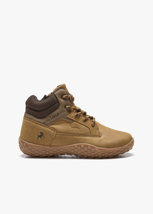 Bota Bare-steps Casual cordoneras marrón