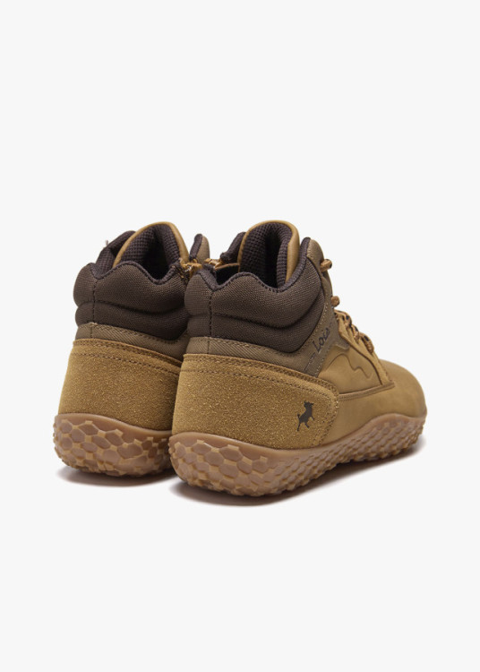 Bota Bare-steps Casual cordoneras marrón