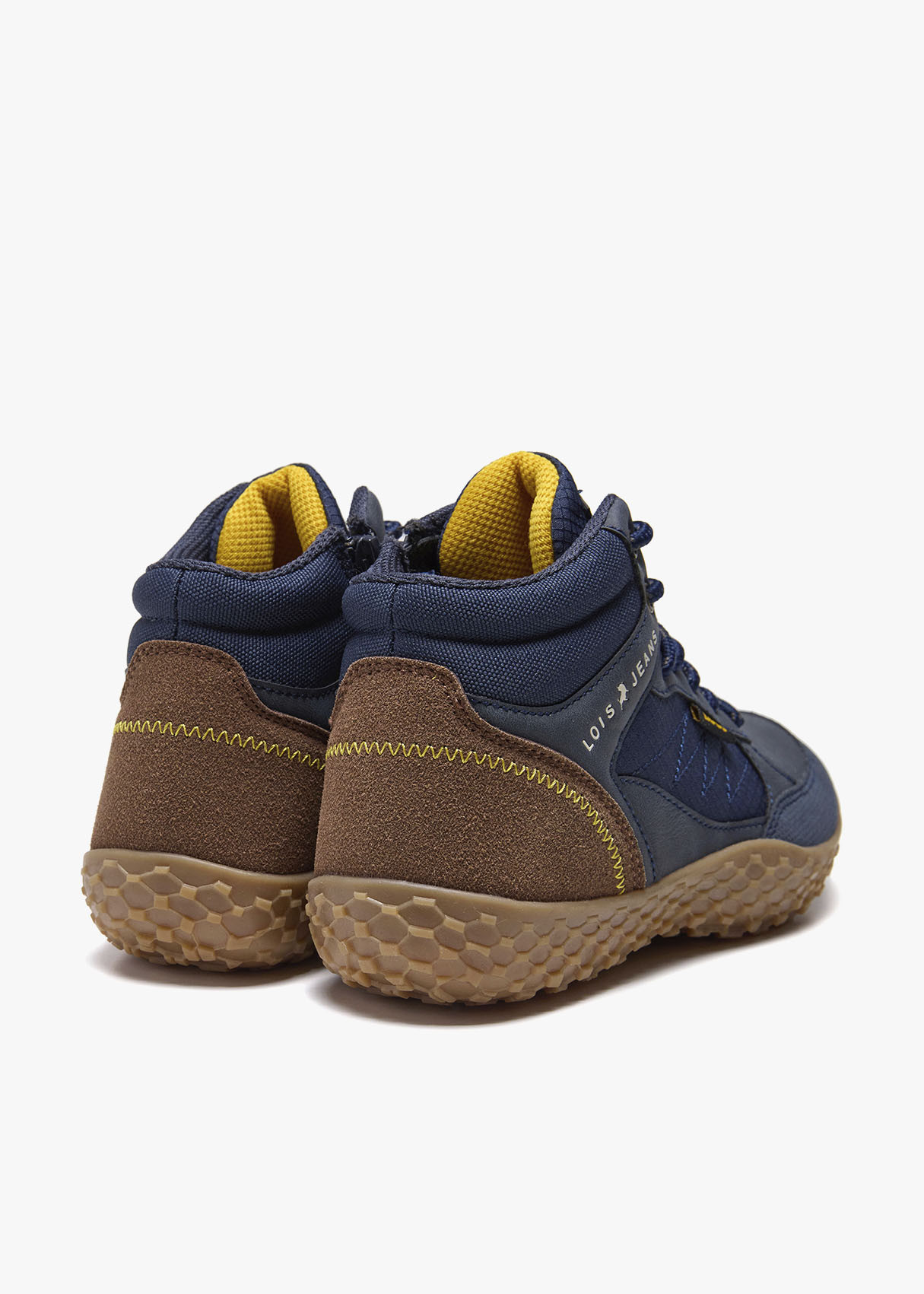 Bota Bare-steps Casual acholchada azul
