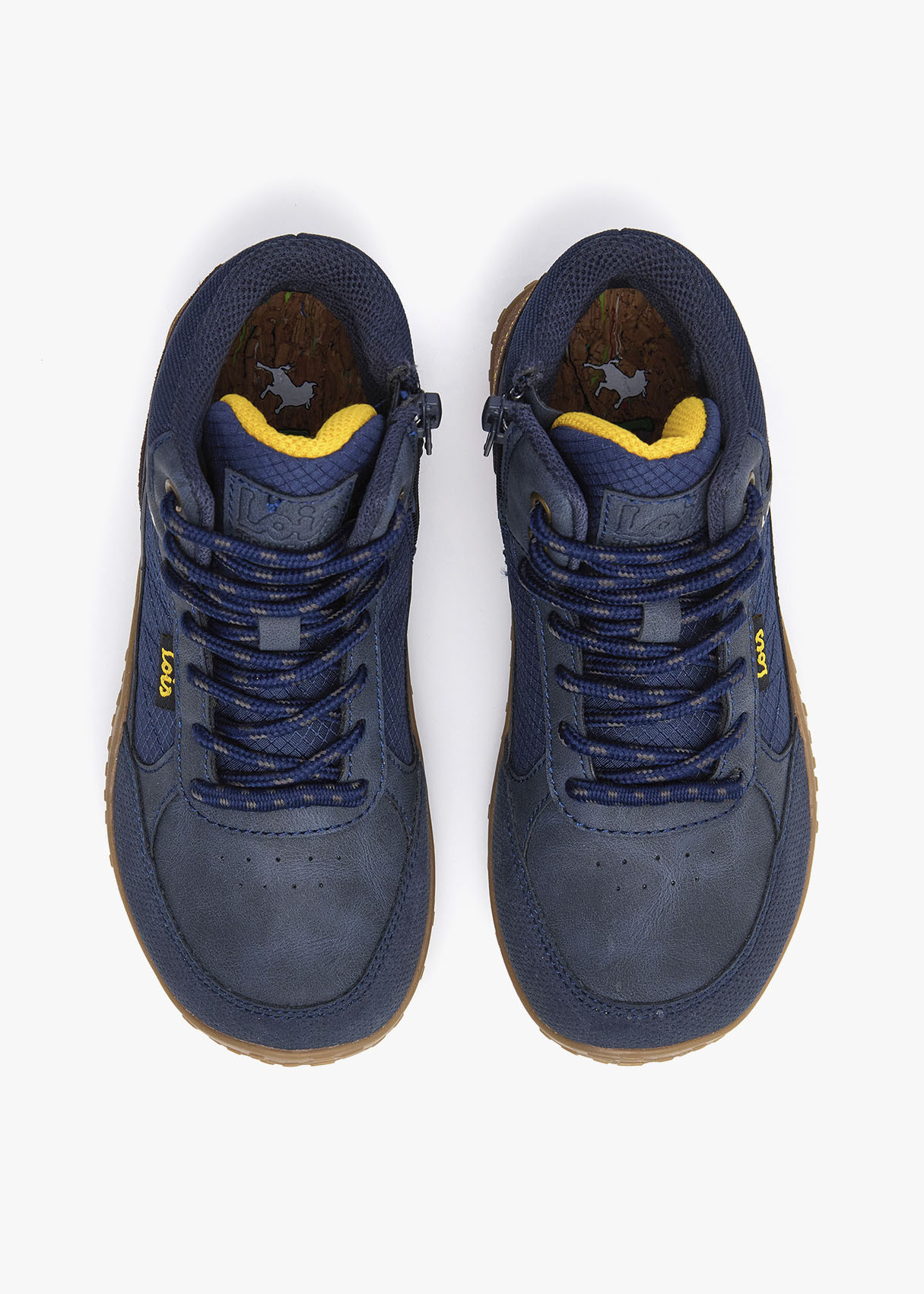 Bota Bare-steps Casual acholchada azul