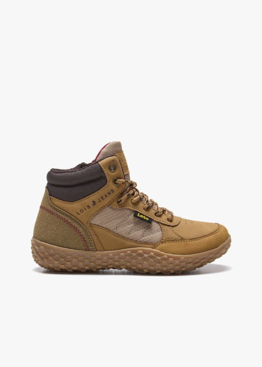 Bota Bare-steps Casual acolchada marrón