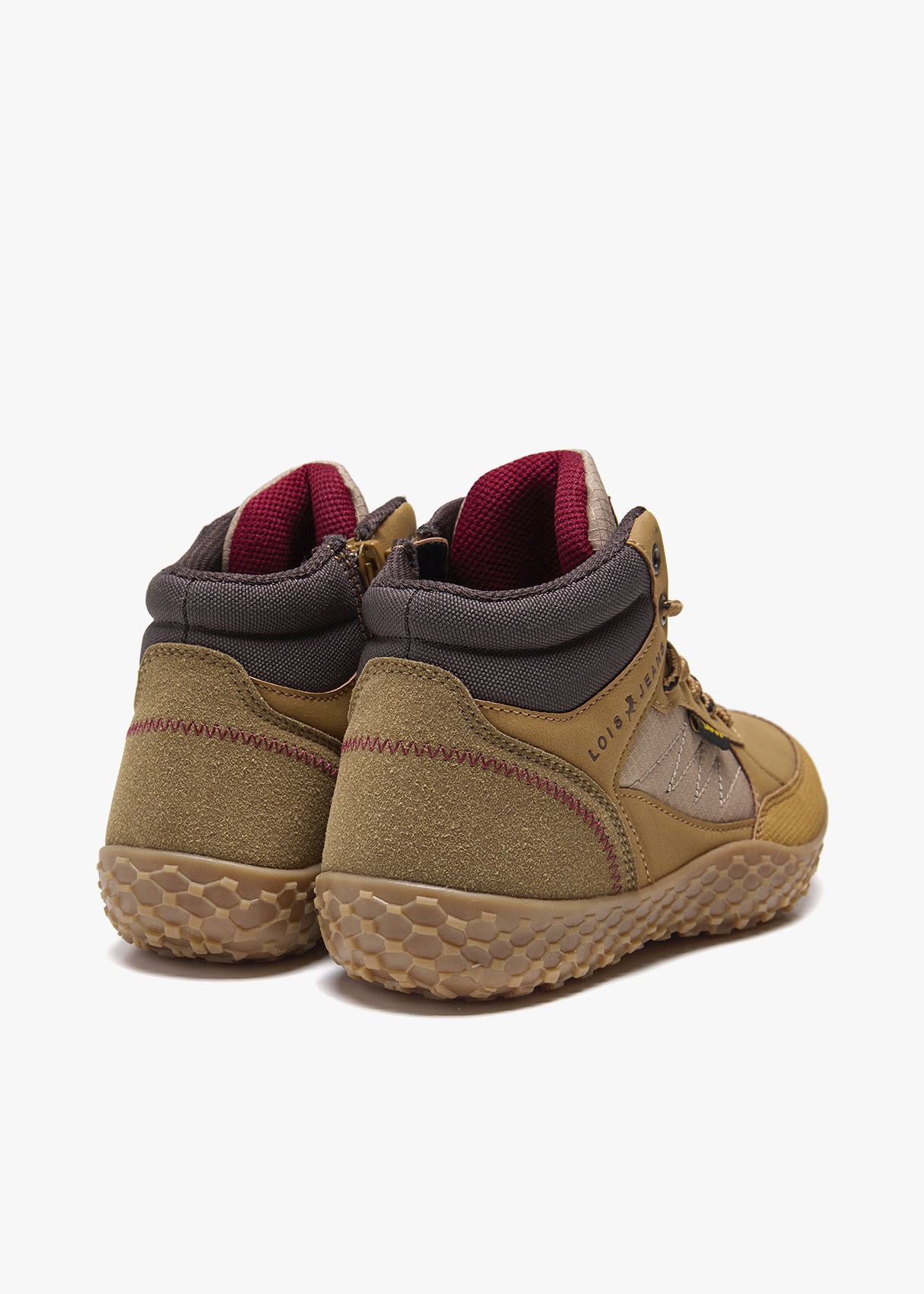 Bota Bare-steps Casual acolchada marrón