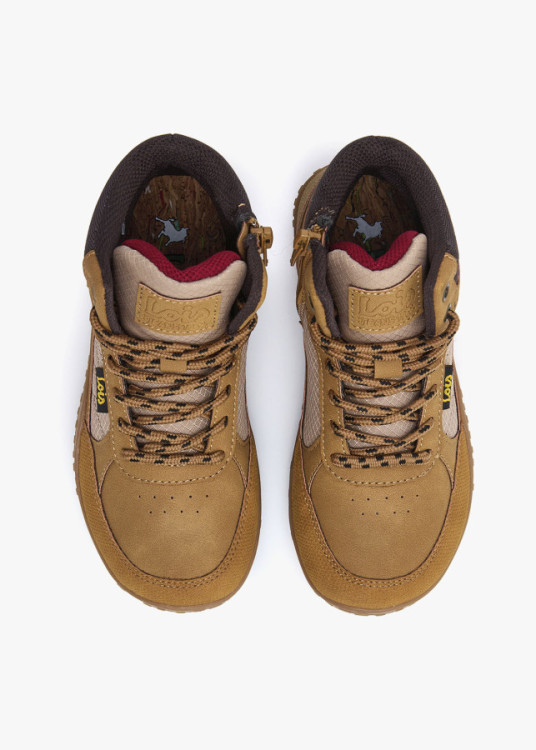 Bota Bare-steps Casual acolchada marrón