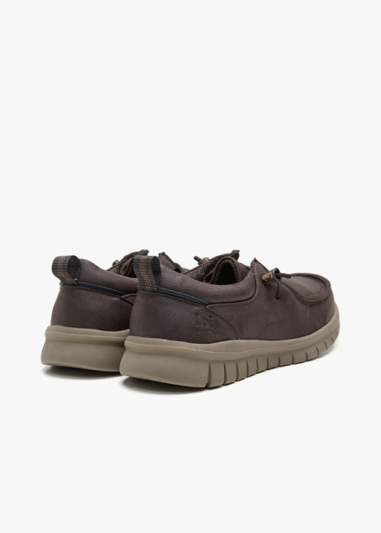 Sneaker Wallabi Casual acolchado marrón