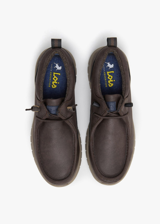 Sneaker Wallabi Casual acolchado marrón