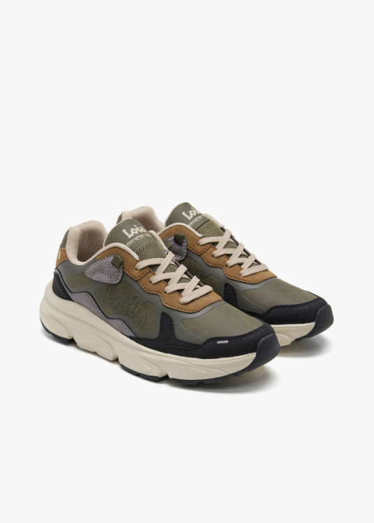 Sneakers Casual Running texturas verde
