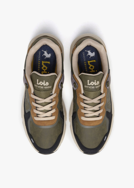 Sneakers Casual Running texturas verde