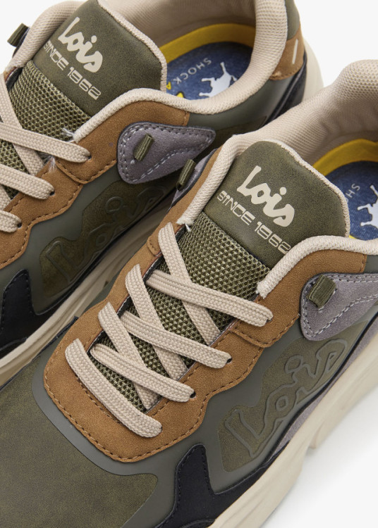 Sneakers Casual Running texturas verde