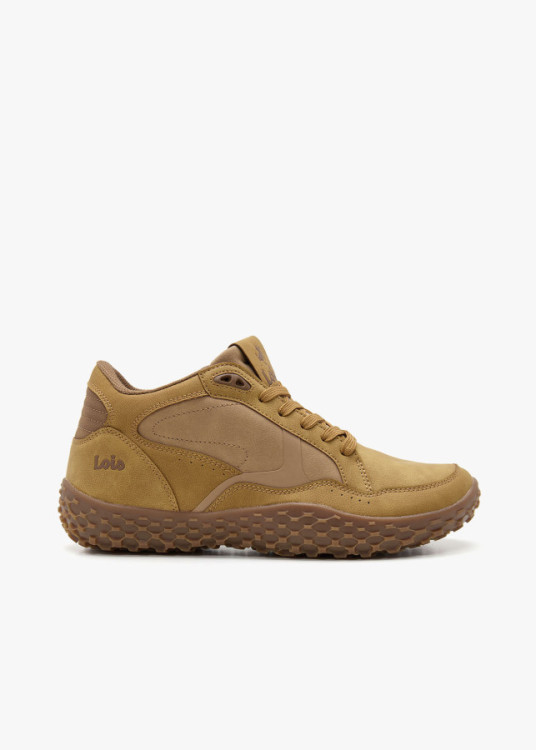 Botín Bare-steps Casual monocolor cordoneras marrón