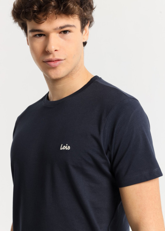 Camiseta manga corta básica Galet Biff azul