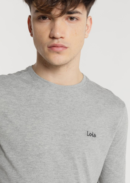 Camiseta manga larga Básica Tannen gris