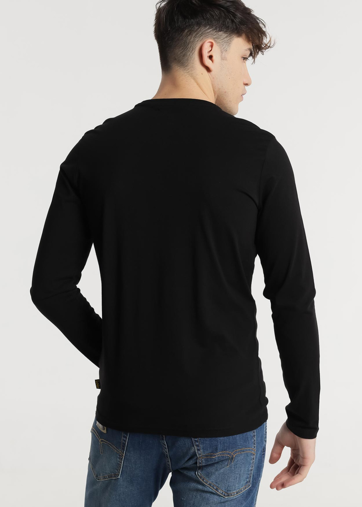 Camiseta manga larga Básica Tannen Biff negra